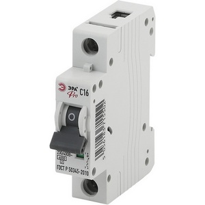 Изображение товара Автоматический выключатель 1P 16A C 6кА ЭРА NO-901-44