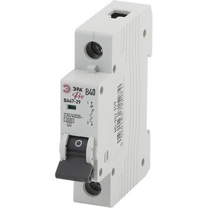 Изображение товара Автоматический выключатель 1P 40A B 4,5кА ЭРА NO-902-159