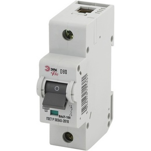 Изображение товара Автоматический выключатель 1P 80A D 10кА ЭРА NO-902-269