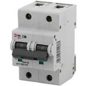 Изображение товара Автоматический выключатель 2P 100A C ЭРА NO-902-278