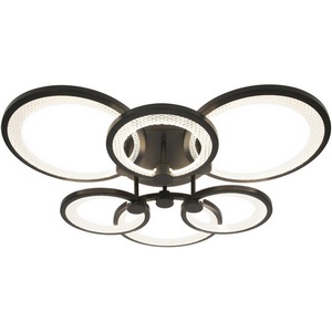 Изображение товара Потолочная люстра на штанге светодиодная с пультом ЭРА Odry CLL-1-117-RC BK