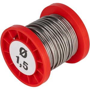 Изображение товара Припой для пайки ПОС 61 проволока 1,5 мм катушка 100 гр ЭРА PL-PR1,5B-100