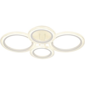 Изображение товара Потолочная люстра на штанге светодиодная с пультом ЭРА Ring CLL-1-59-RC WH