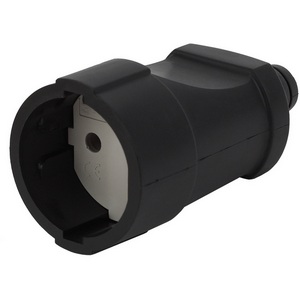 Изображение товара Розетка без заземления (черный) ЭРА Rx3-B