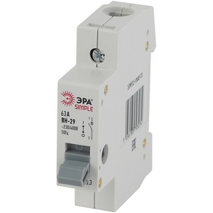 Изображение товара Выключатель нагрузки 1P 63А ЭРА SIMPLE-mod-58