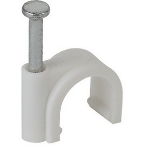 Изображение товара Скоба кабельная круглая 7 мм 50 шт. ЭРА SK-7