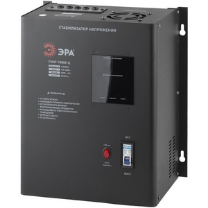 Изображение товара Стабилизатор напряжения настенный однофазный релейный ЭРА СННТ-10000-Ц
