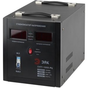 Изображение товара Стабилизатор напряжения однофазный релейный ЭРА СНПТ-10000-РЦ