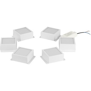 Изображение товара Точечный светильник светодиодный встраиваемый комплект из 6 шт. ЭРА SPO-6 SPO-646-3-4K-W6