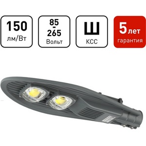 Изображение товара Уличный консольный светильник светодиодный ЭРА SPP-5 SPP-5-100-5K-W