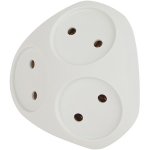 Изображение товара Разветвитель на 3 гнезда без заземления ЭРА SPx-3-W