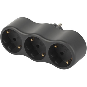 Изображение товара Разветвитель на 3 гнезда с заземлением ЭРА SPx-3e-B