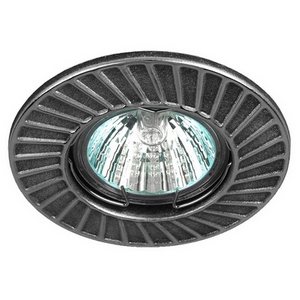 Изображение товара Встраиваемый светильник круглый ST6 CH/BK ЭРА