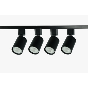 Изображение товара Трековая система однофазная в сборе ЭРА TR70-SET4-GU10-BK
