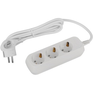 Изображение товара Удлинитель 3-х местный с заземлением 1,5 метра ЭРА UDL-16-315-E