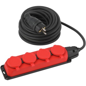 Изображение товара Удлинитель 4-х местный с заземлением 10 метров ЭРА UK-4e-3x1,5-10m-IP44(KG)