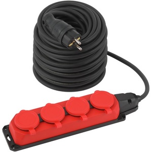 Изображение товара Удлинитель 4-х местный с заземлением 40 метров ЭРА UK-4e-3x1,5-40m-IP44(KG)