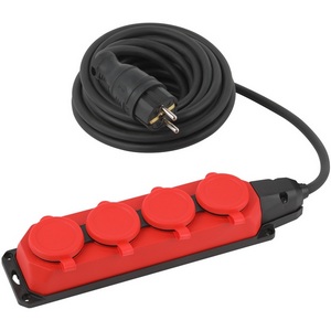 Изображение товара Удлинитель 4-х местный с заземлением 5 метров ЭРА UK-4e-3x1,5-5m-IP44(KG)