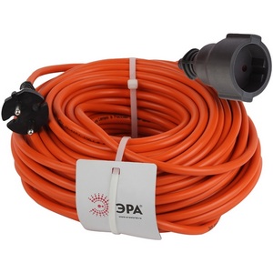 Изображение товара Удлинитель одноместный без заземления 30 метров ЭРА UPx-1-2x1-30m