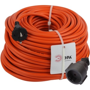 Изображение товара Удлинитель одноместный без заземления 50 метров ЭРА UPx-1-2x1.5-50m