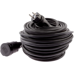 Изображение товара Удлинитель одноместный с заземлением 40 метров ЭРА UPx-1e-3x1,5-40m-IP44(KG)