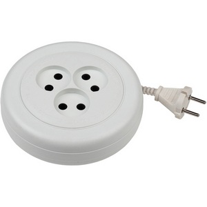 Изображение товара Удлинитель 3-х местный без заземления 1,5 метра ЭРА UR(6)-3-1,5m