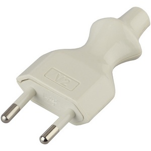 Изображение товара Вилка прямая без заземления ЭРА V2