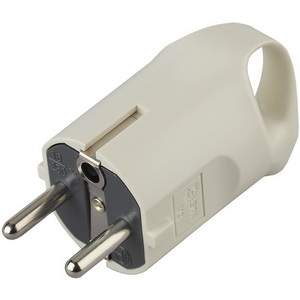 Изображение товара Вилка угловая с заземлением ЭРА V3