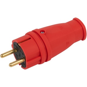 Изображение товара Вилка прямая с заземлением ЭРА VX10-R-IP44