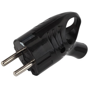 Изображение товара Вилка угловая с заземлением ЭРА Vx4-B