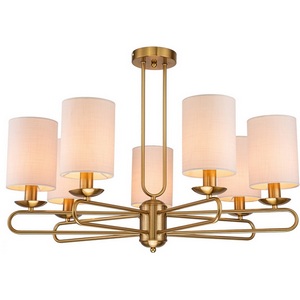 Изображение товара Потолочная люстра на штанге 10166/7PL E14*40W Escada Eclipse Brass