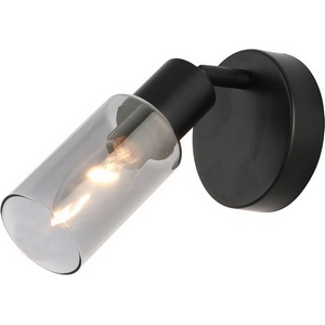 Изображение товара Спот Escada Sector 10172/1A Chrome 1x40Вт E14, металл/стекло, черный/дымчатый