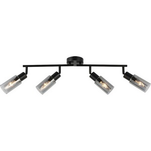 Изображение товара Настенно-потолочный спот Escada Sector 10172/4 Chrome 4x40Вт E14, металл/стекло, черный/дымчатый