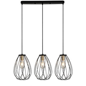 Изображение товара Подвесной светильник E27*60W Black/Brass Escada Barrie 10180/3S