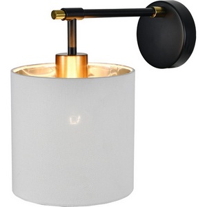 Изображение товара Бра Escada Adagio 10186/1A 1x60Вт E27, металл/ткань, черный/белый