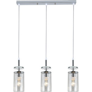 Изображение товара Подвесной светильник Escada Avolto 10191/3S Chrome 3x40Вт E14, металл/стекло, хром