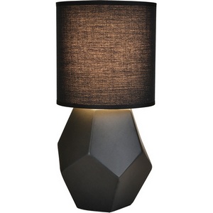 Изображение товара Настольная лампа Escada Diona 10205/T Black 1x40Вт E14, керамика/ткань, чёрный