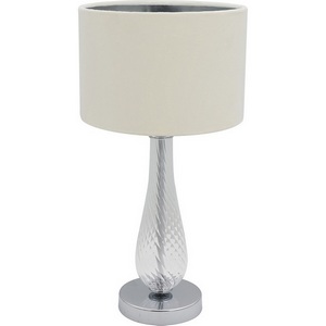 Изображение товара Настольная лампа Escada Ersa 10206/T Clear 1x40Вт E27, стекло/ткань, прозрачный