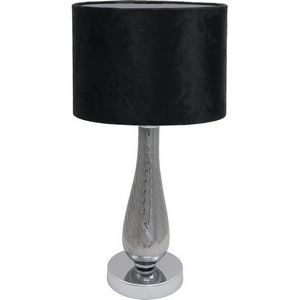 Изображение товара Настольная лампа Escada Ersa 10206/T Smoke 1x40Вт E27, стекло/ткань, прозрачный