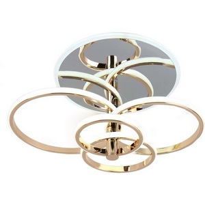 Изображение товара Потолочная люстра (+ночной режим) светодиодная с пультом Escada CONTOUR 10213/4LED BL Chrome