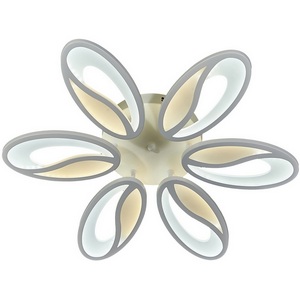 Изображение товара Потолочная люстра (+ночной режим) 10222/6 LED*93W Escada Grain 10222/6LED 93W с цветами