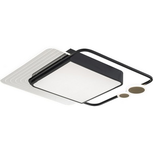 Изображение товара Потолочный светодиодный светильник с пультом (ночной режим) Escada Meridian 10225/SG LED 75Вт, металл/акрил, черный/золото