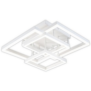 Изображение товара Потолочная люстра с пультом светодиодная Escada Union 10229/4LED White 120Вт, металл/акрил, белый