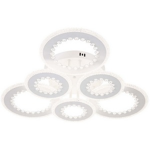 Изображение товара Потолочная люстра (+ночной режим) с пультом 10233/6 LED*163W Escada Dew 10233/6LED