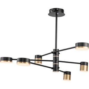 Изображение товара Потолочная люстра светодиодная с пультом регулировкой цветовой температуры и яркости ночным режимом Escada 10246/6LED