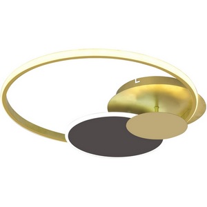 Изображение товара Потолочная люстра с пультом золотой (+ночной режим) с пультом светодиодная 10247/3 85W Gold/Coffee Escada Pleiades 10247/3LED