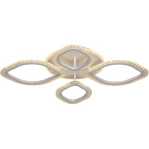 Изображение товара Люстра (+ночной режим) с пультом потолочная светодиодная 10251/4 LED*70+5W Escada Bubble 10251/4LED BL