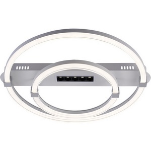 Изображение товара Потолочная люстра (+ночной режим) с пультом Escada Aspect 10253/2LED 53+3Вт, 3750Лм, металл/акрил, хром