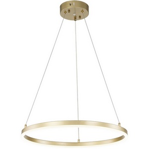 Изображение товара Подвесная люстра с пультом золотой (+ночной режим) с пультом Escada Void 10254/1LED 43W Gold APP (Умный дом) кольцо