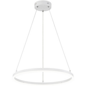 Изображение товара Люстра led подвесная с пультом (+ночной режим) Escada Void 10254/1LED 43W White APP (Умный дом) кольцо